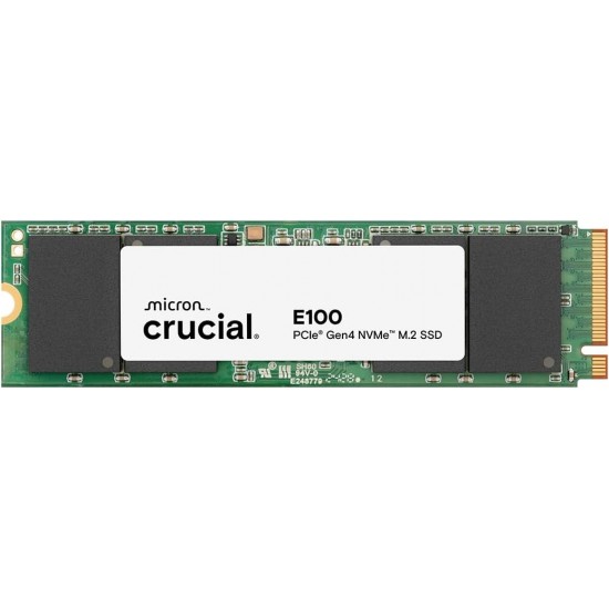Crucial E100 480GB PCIe Gen4 NVMe M.2 SSD